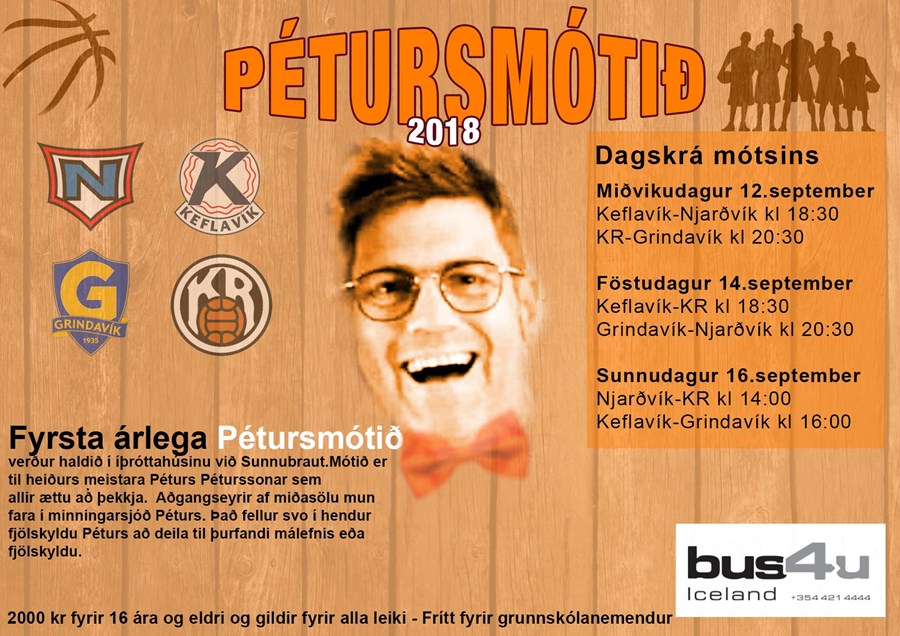 Pétursmótið 2018 - Hvetjum alla til að mæta!