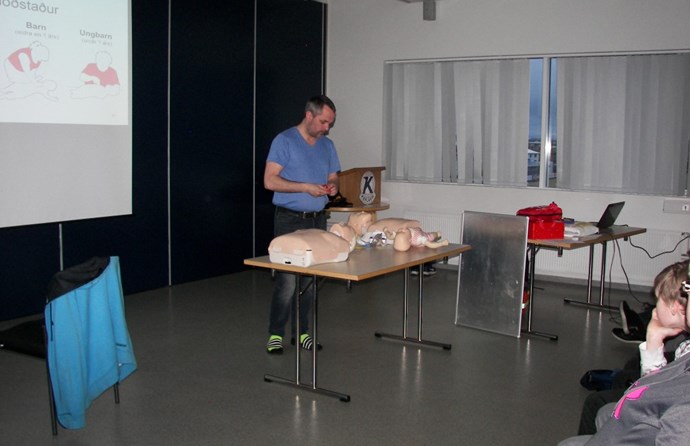 Skyndihjálparnámskeið 9. mars. 2016