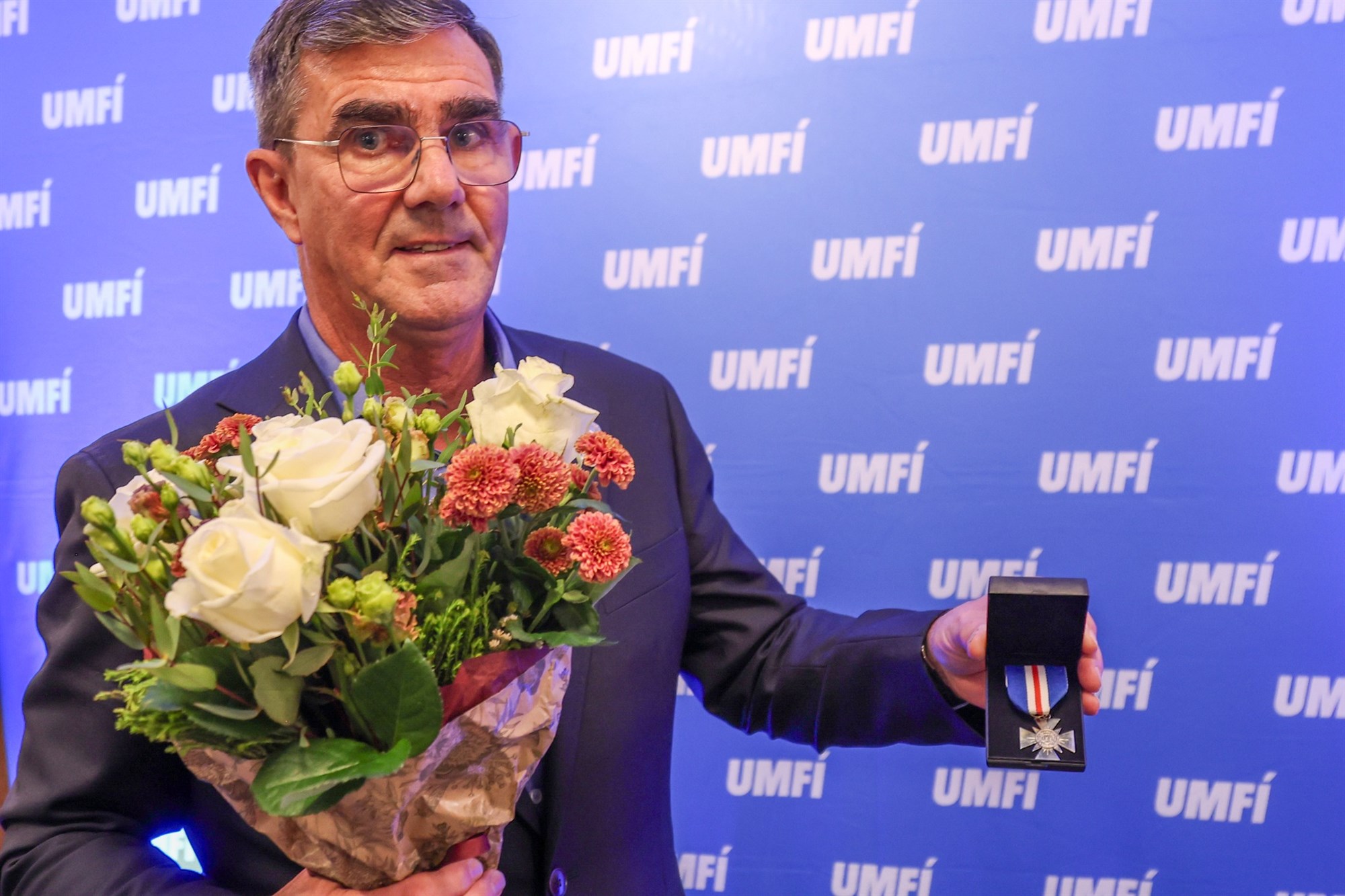 Einar Haraldsson sæmdur æðstu heiðursviðurkenningu UMFÍ