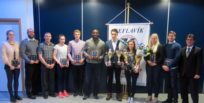 Íþróttakarl- og kona deilda Keflavíkur 2013