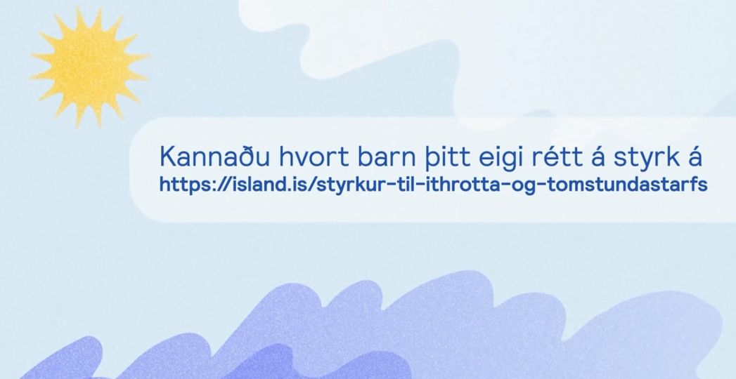 Ertu búin að kanna þinn rétt á styrk? Frestur til 15.apríl